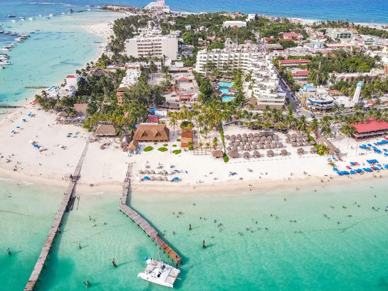 Excursion Isla Mujeres catamaran panoramica