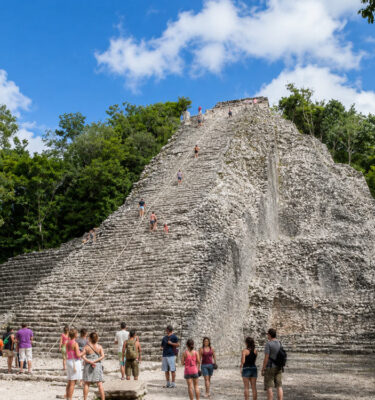 Excursión Pirámide Cobá sin las nuevas escaleras
